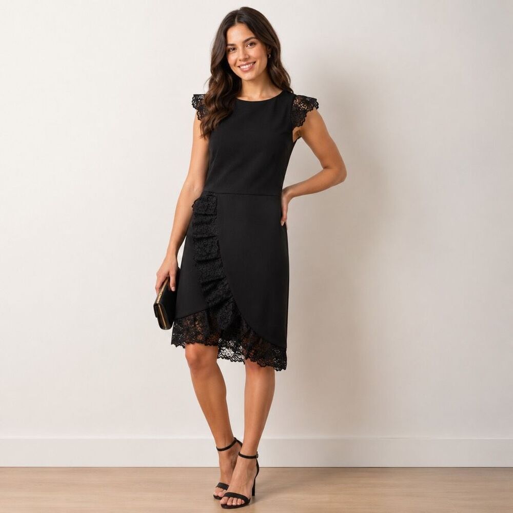 Bronx & Banco Hanna mini dress in Black Size s
